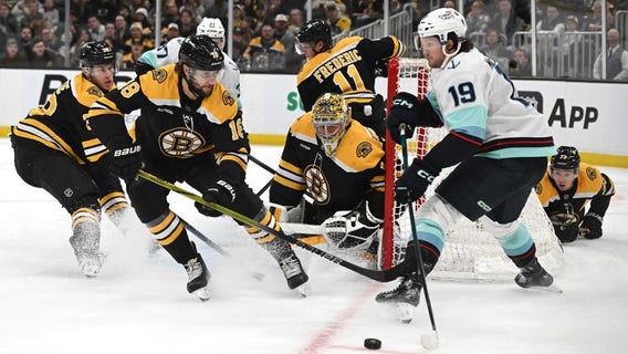 Seattle Kraken shutout for second straight game in 2-0 loss to Bruins