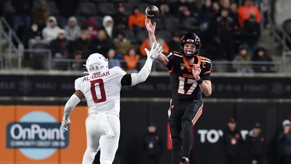 Oregon State claims Pac-12 'title' with 41-38 win over Washington State