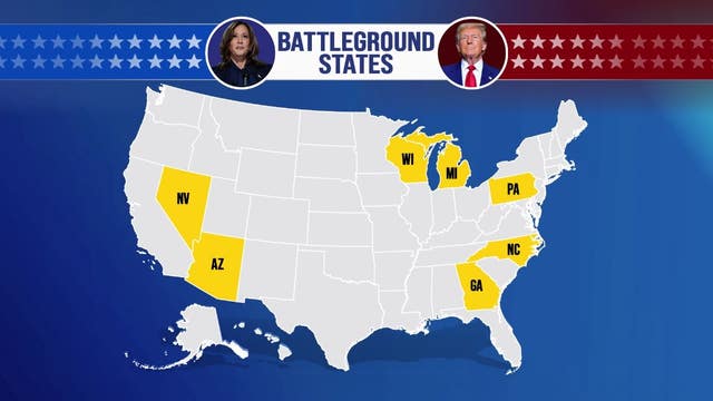 What are the 7 US battleground states, why are they important?
