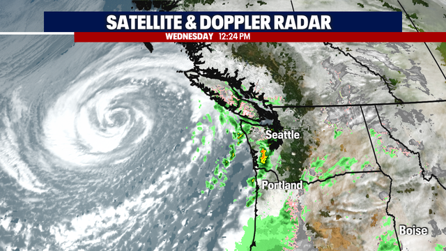 70+ mph wind gusts recorded in western WA during bomb cyclone