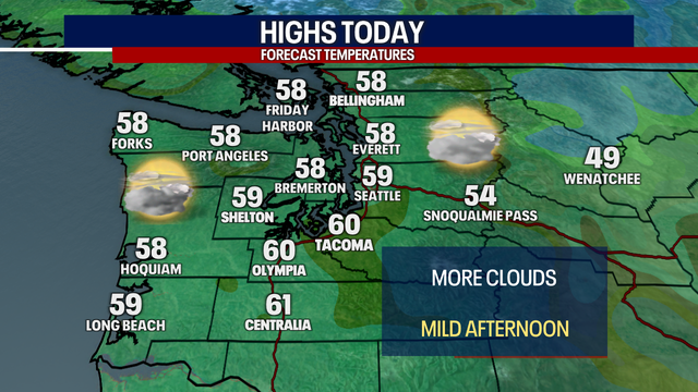 Seattle weather: Dry through Saturday morning