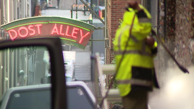 Seattle's Gum Wall gets first cleaning since 2019