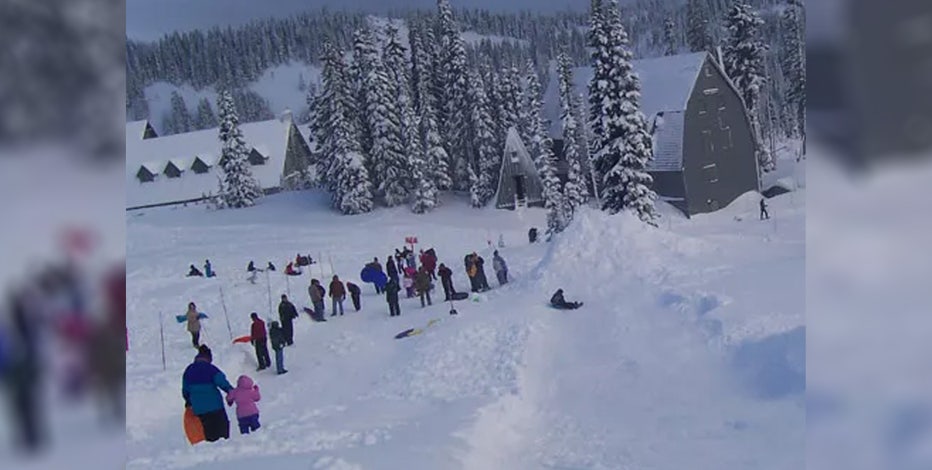 Paradise sledding area at WA's Mount Rainier closed this winter