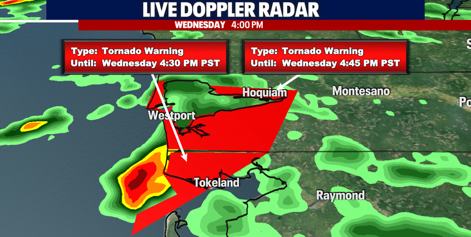 Waterspout near Washington Coast prompts tornado warning | FOX 13