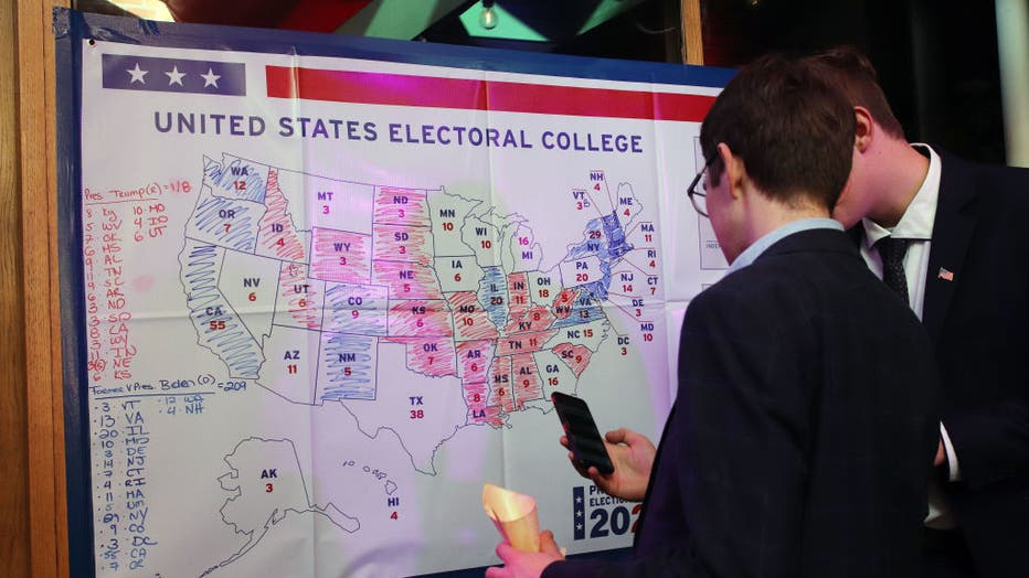 2020 Electoral College map