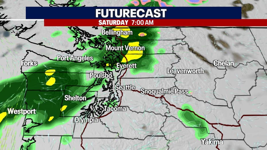 Rain returns Saturday morning