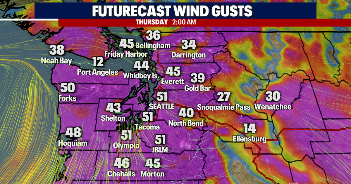 Strong winds, heavy rain and mountain snow into Thursday | FOX 13 Seattle