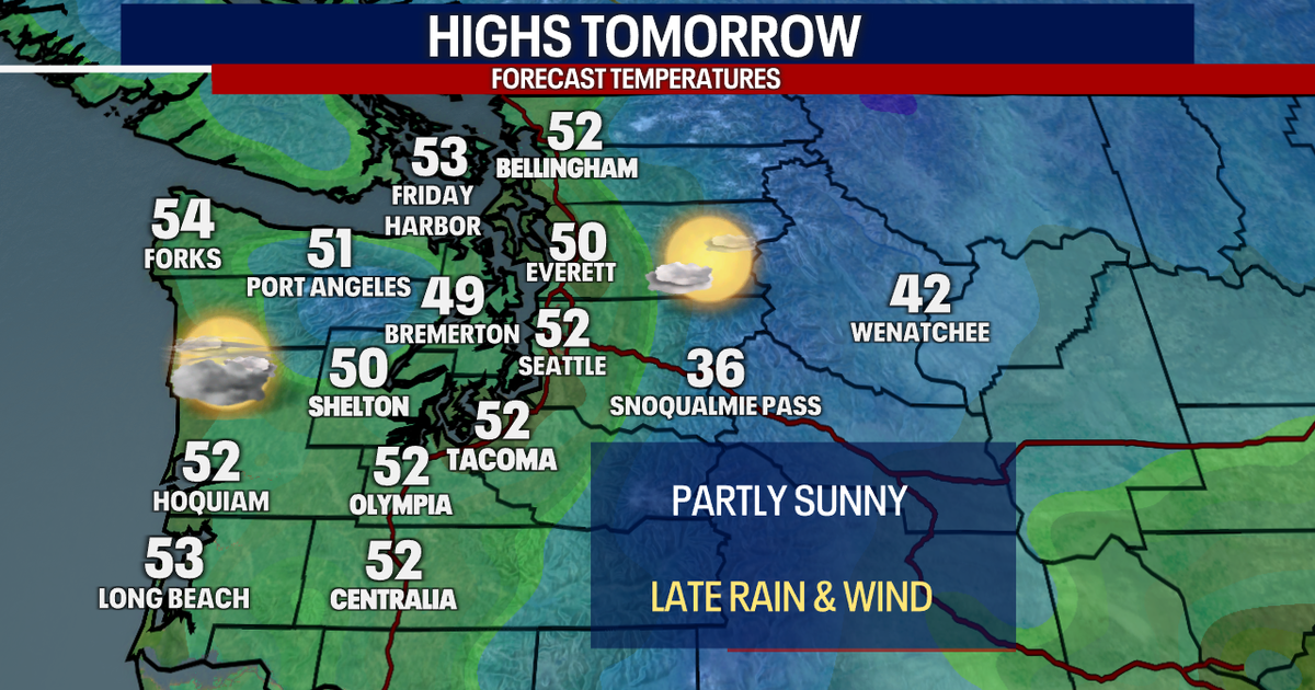 Dry with sunshine Monday, late rain and wind return | FOX 13 Seattle
