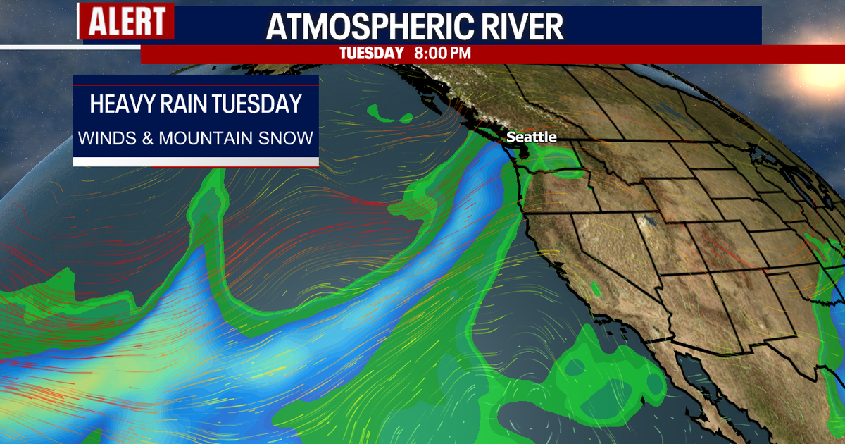 Atmospheric river to bring soaking rain, gusty winds | FOX 13 Seattle