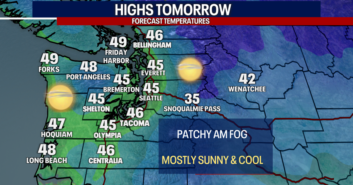 Cool and sunny start to Western WA work week | FOX 13 Seattle