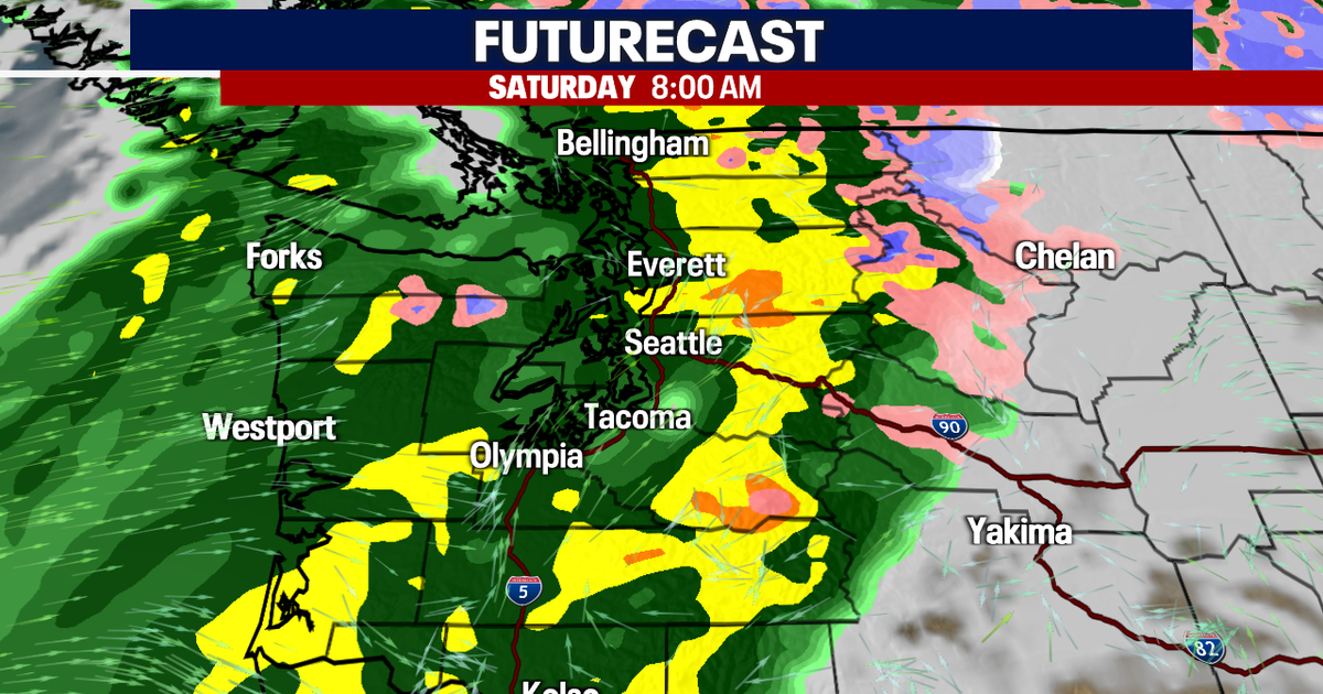 Seattle weather: Soggy Saturday and mountain snow | FOX 13 Seattle