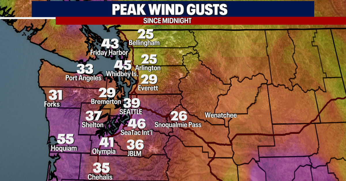 Seattle weather: Mountain snow and breezy lowlands | FOX 13 Seattle