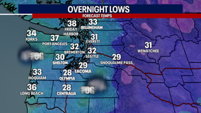 Seattle weather: Lows in the 20s and 30s, with dense morning fog