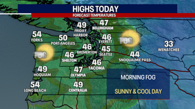 Seattle weather: Dry, cool and foggy Wednesday