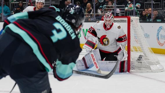 Seattle Kraken shutout 3-0 by Senators on 30 saves from Linus Ullmark