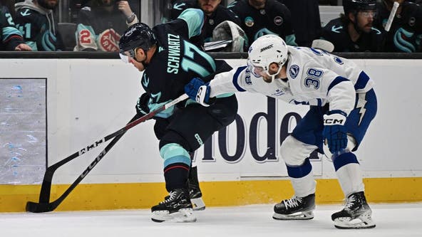 Brandon Hagel scores twice as Lightning beat Seattle Kraken 5-1