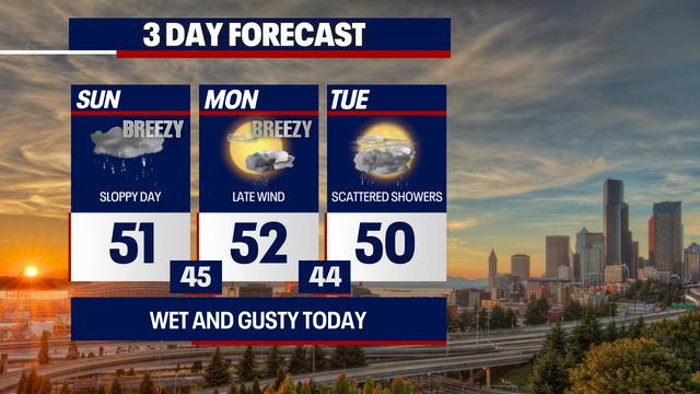 Multiple atmospheric rivers ahead for Seattle on Christmas week