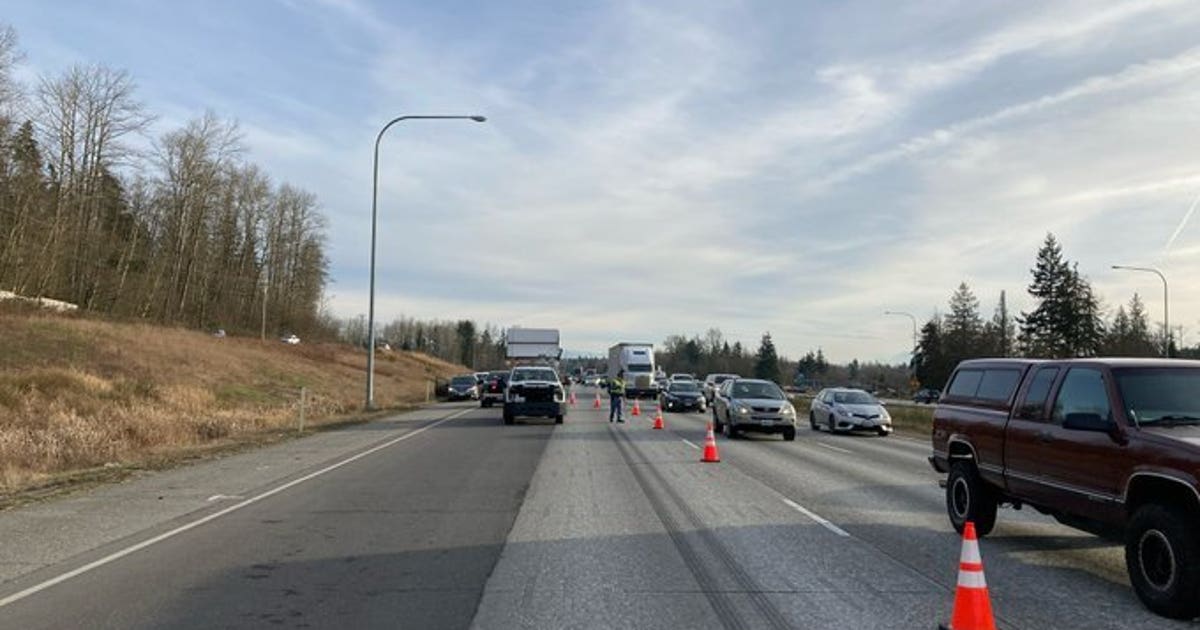 1 dead in semi-truck crash on I-5 in WA | FOX 13 Seattle