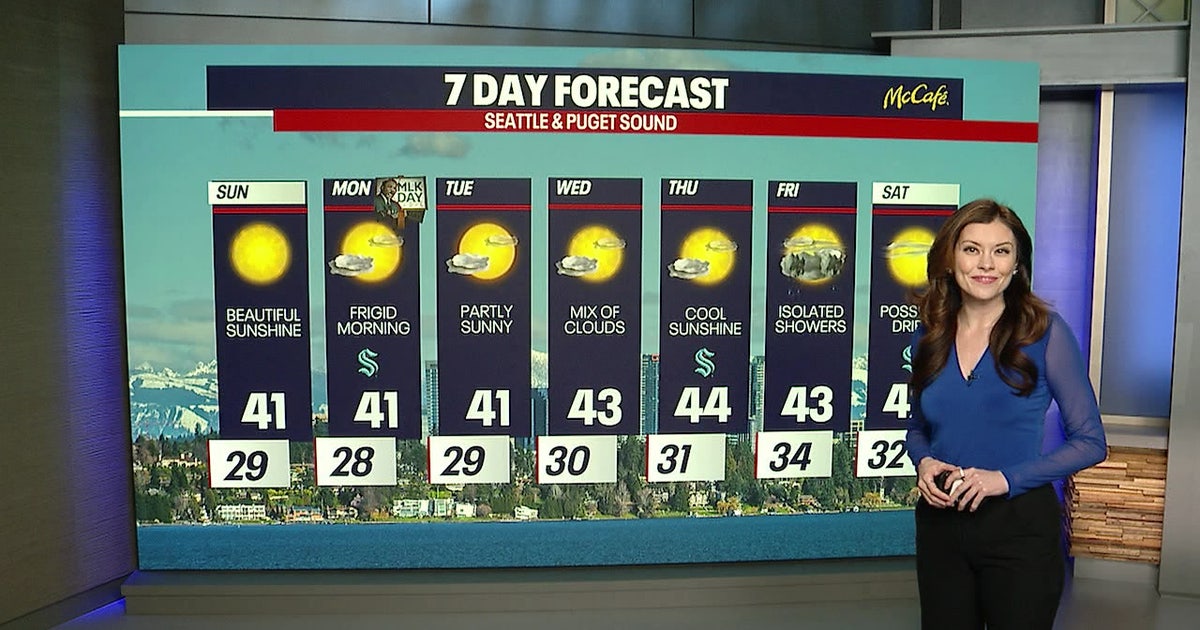 Seattle weather: Calm, but cold week ahead | FOX 13 Seattle