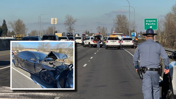 High speed crash causes traffic backup on SR-167 near Auburn, WA