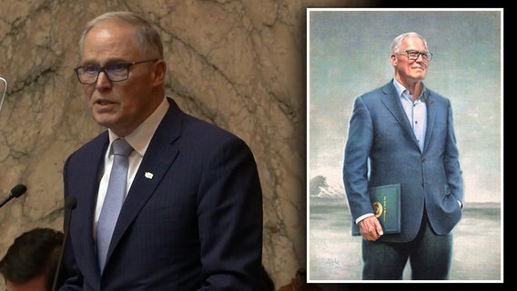Outgoing WA Gov. Inslee reflects on legacy, unveils official portrait