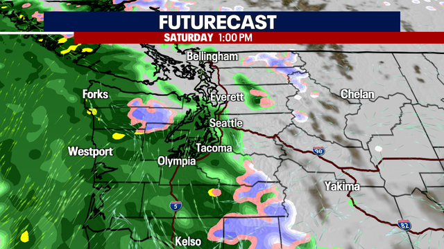 Seattle weather: Weekend kicks off with rain and mountain snow