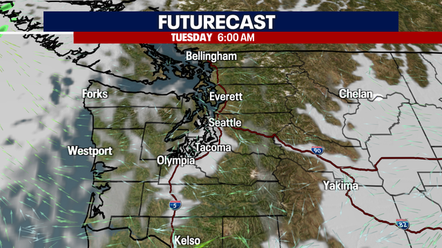 Seattle weather: Chilly and foggy start to Tuesday