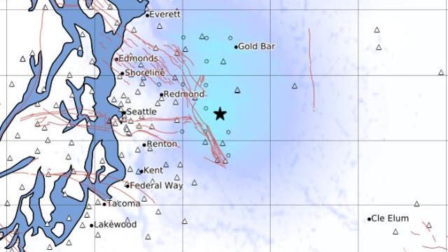 3.5 magnitude earthquake strikes near North Bend, WA