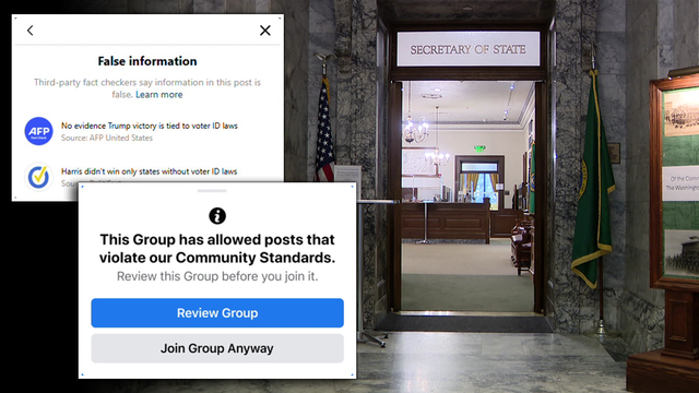 WA Sec. of State misinformation team in jeopardy as Meta axes fact-checking