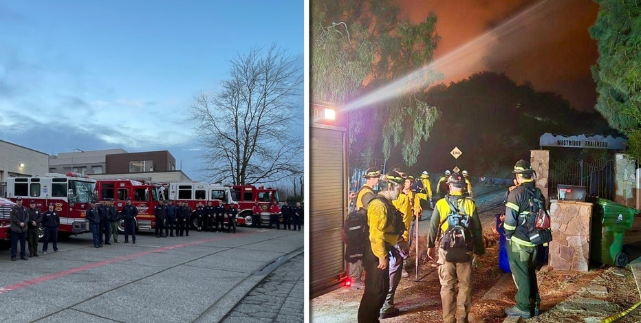 Washington firefighters arriving in Los Angeles County to help battle wildfires