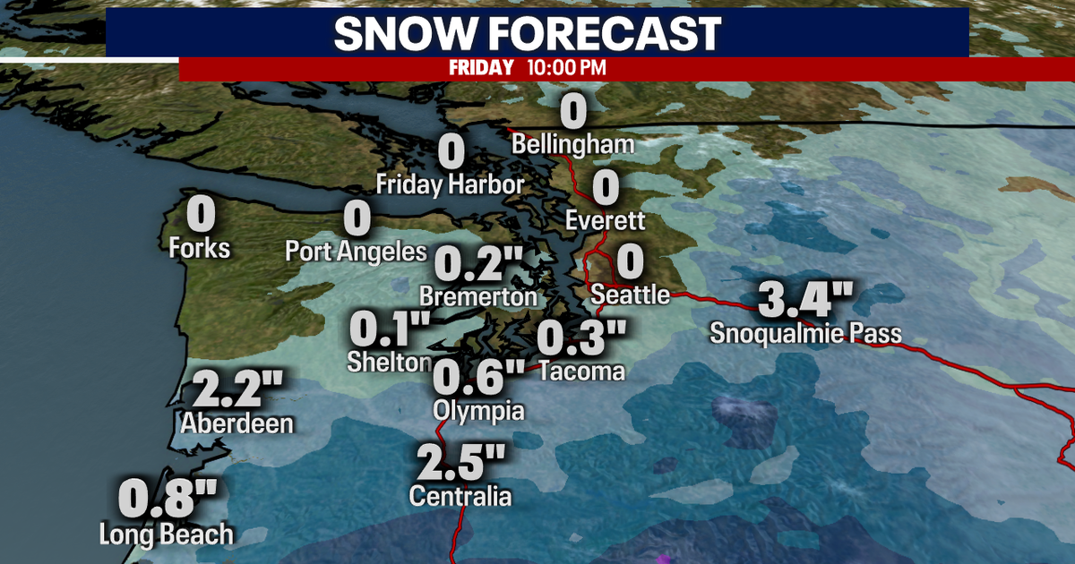 South Sound snow for Thursday | FOX 13 Seattle
