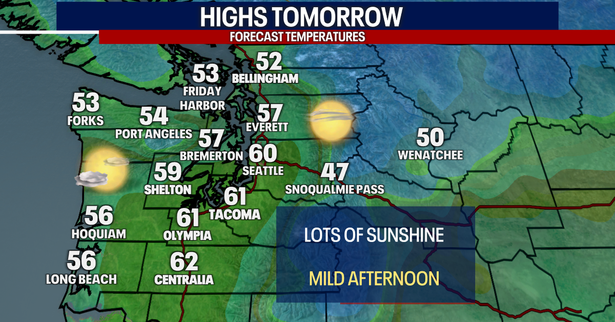 Seattle to see drier, milder weather into weekend | FOX 13 Seattle