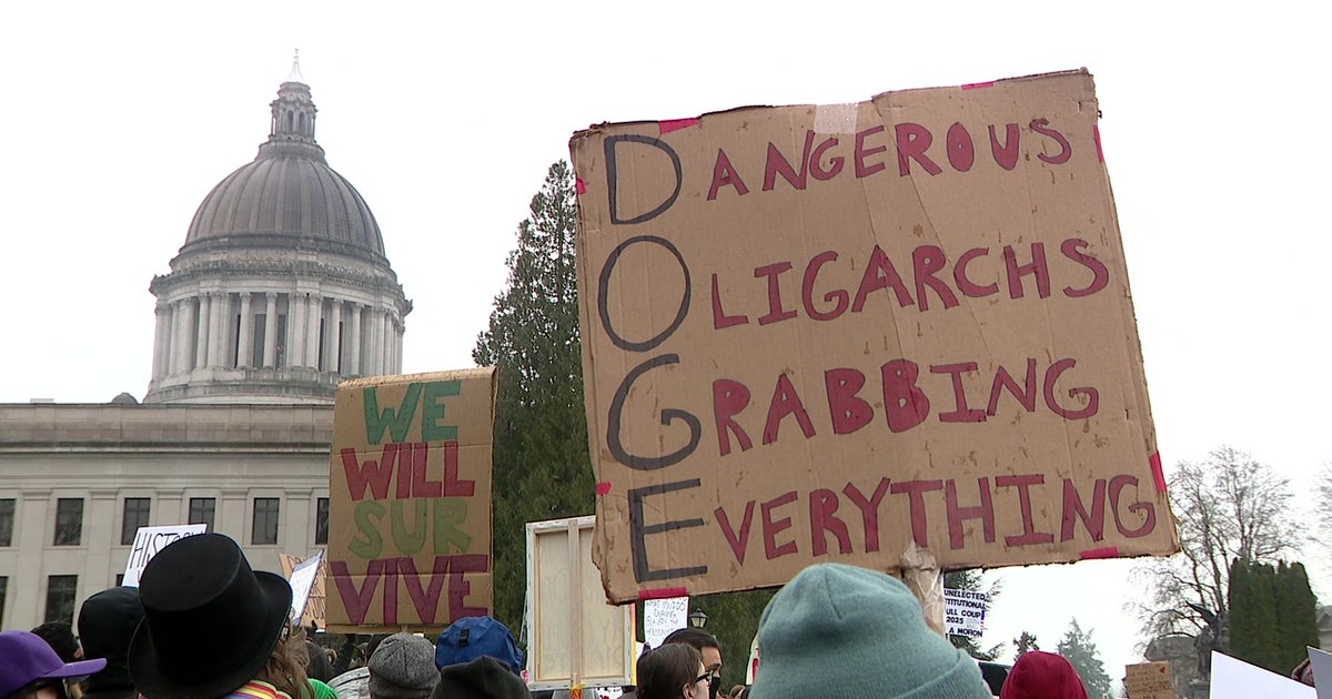 '50 states, 50 protests' demonstration in Olympia | FOX 13 Seattle