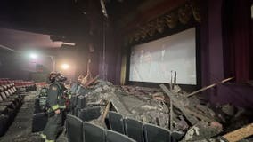 Ceiling collapses at movie theater in Wenatchee, WA
