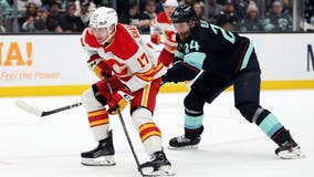 Seattle Kraken bothered by goalie interference rulings in 3-2 loss to Flames