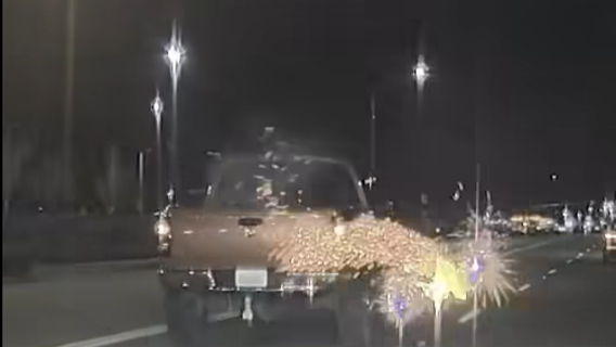 Truck passenger shoots fireworks at car in apparent WA road rage incident