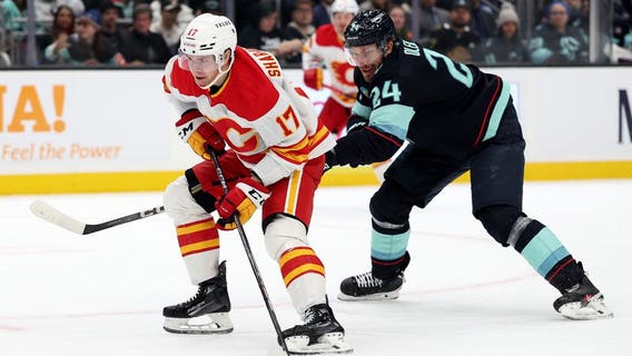 Seattle Kraken bothered by goalie interference rulings in 3-2 loss to Flames
