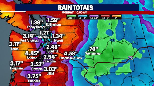 Seattle weather: Rain Friday, wet and windy weekend ahead