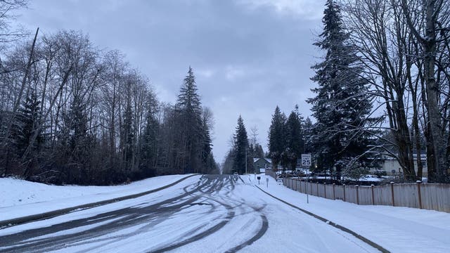 Lowland snow: Arlington, Snohomish Co. hit with winter blast, businesses impacted