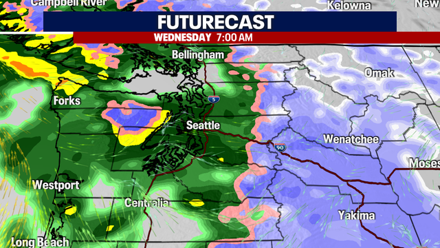 Seattle weather: Breezy and wet Wednesday around Puget Sound