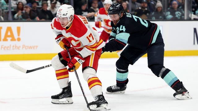 Seattle Kraken bothered by goalie interference rulings in 3-2 loss to Flames