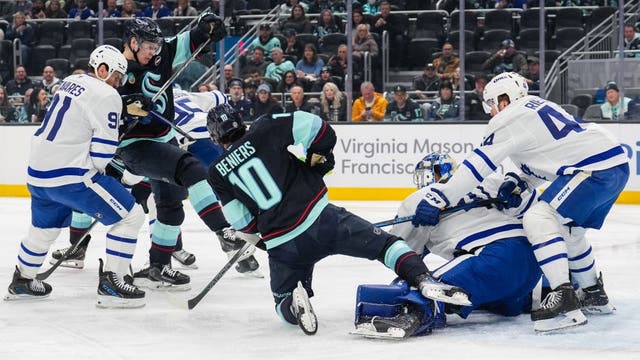 Anthony Stolarz shuts down Seattle Kraken in 3-1 loss to Maple Leafs