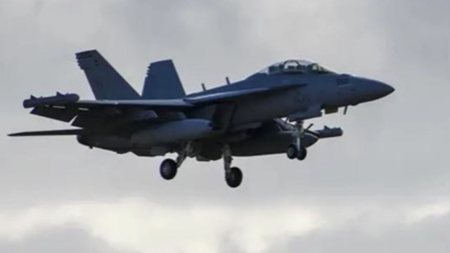 Navy jet based in WA crashes into San Diego Bay, 2 pilots eject safely
