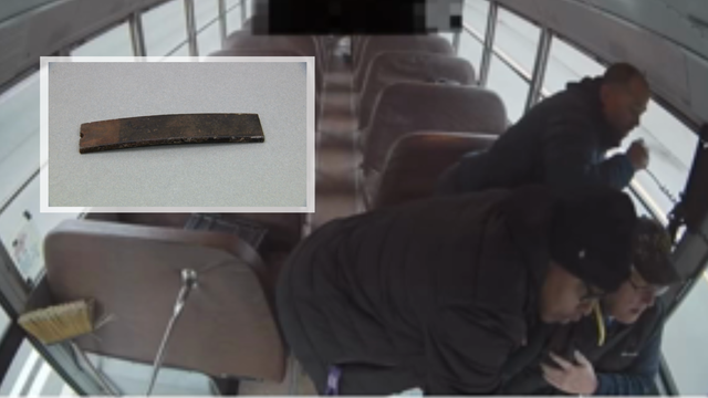 Metal bar flies through windshield, hitting WA school bus driver in the chest