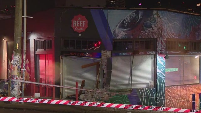 Multiple pot shop smash and grabs shut down Seattle street, cause gas leak