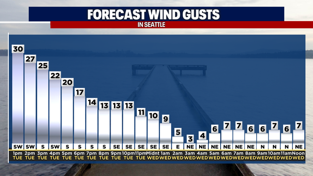 Seattle weather: When will the wind die down? Here's what we know