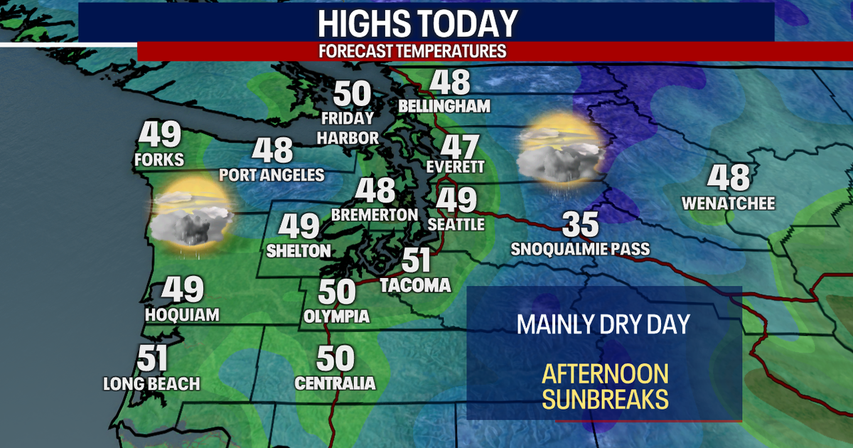 Cool and mostly dry for Tuesday in Seattle | FOX 13 Seattle