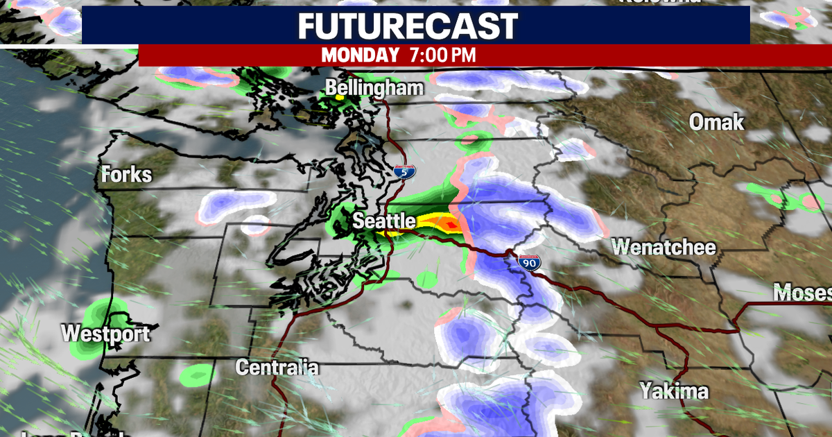 Light rain showers through Tuesday in Seattle | FOX 13 Seattle