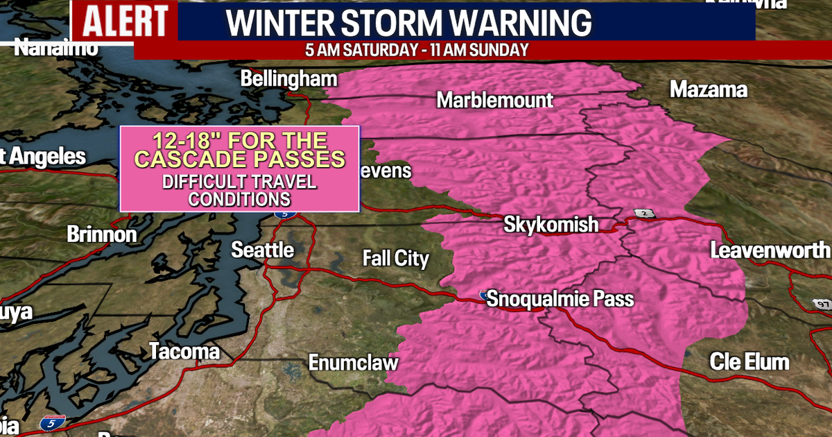 Seattle weather: Significant mountain snow this weekend | FOX 13 Seattle