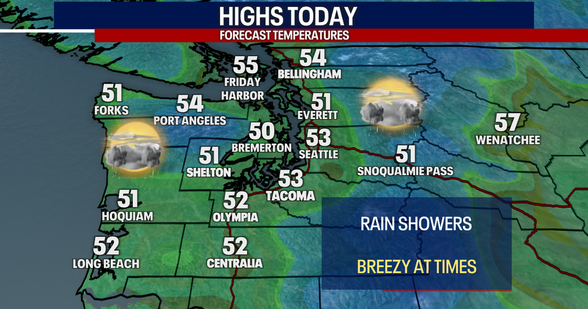 Cool showers Friday in Seattle, drier weekend ahead | FOX 13 Seattle